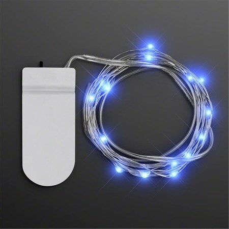 Surprise LED 80 in. Wire String Lights Starlight, Blue SU2796750